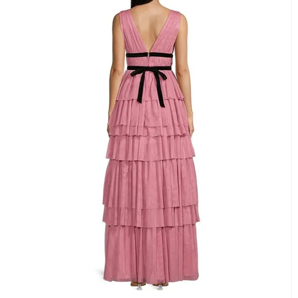 DEAR MOON TIERED Tulle MAXI GOWN - Picture 4 of 7